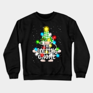 The Golfing Gnome Christmas Matching Family Shirt Crewneck Sweatshirt